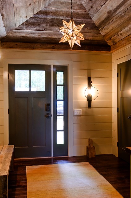 Lakefront Camp modern-eingang