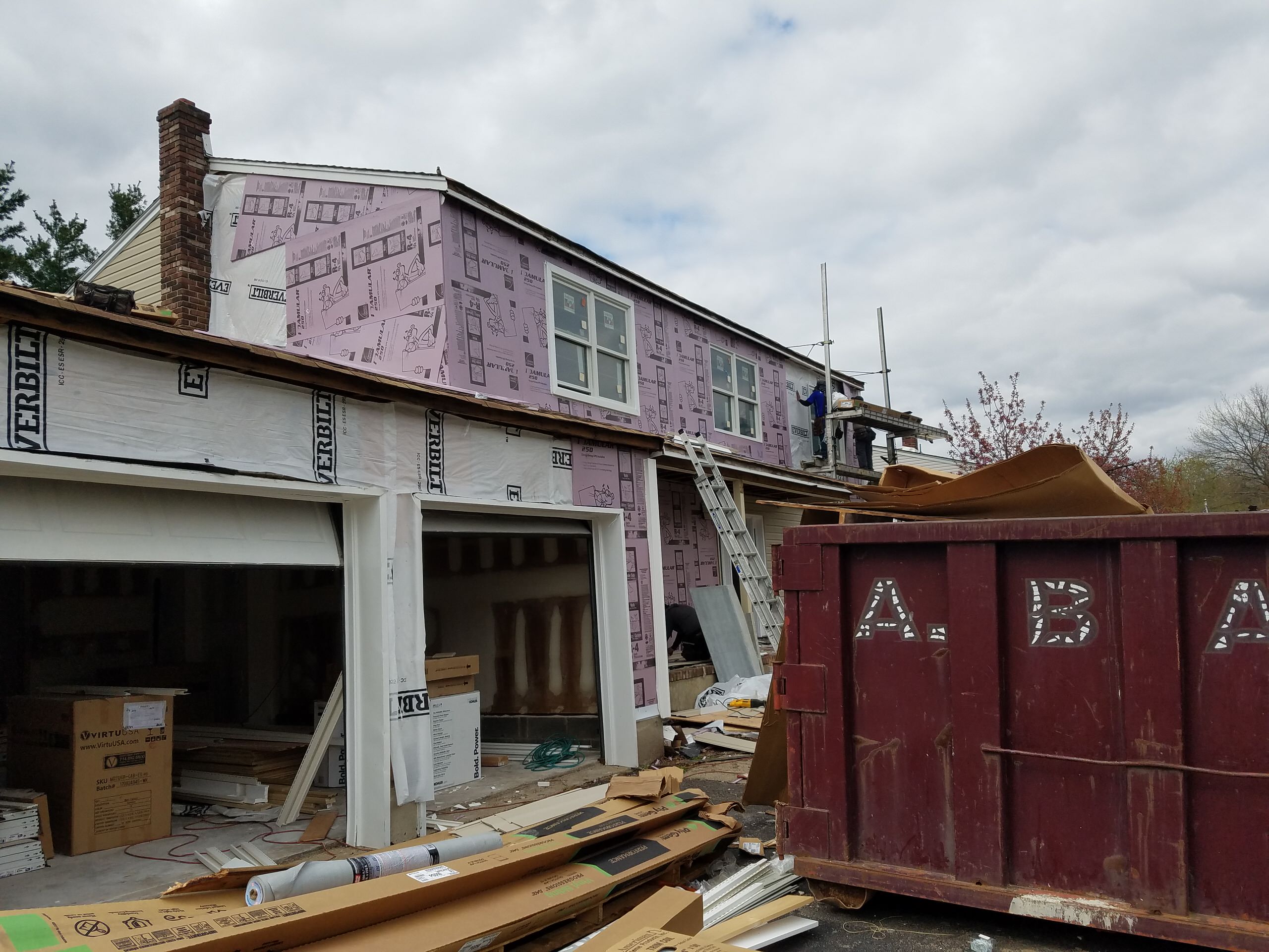 New Windows, Vinyl Siding, and Gutters at Gunpowder Drive in East Brunswick, NJ