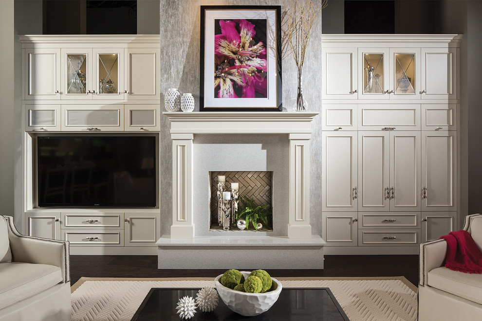 A Built-In Entertainment Center for Entertaining the Masses from Dura Supreme Ca