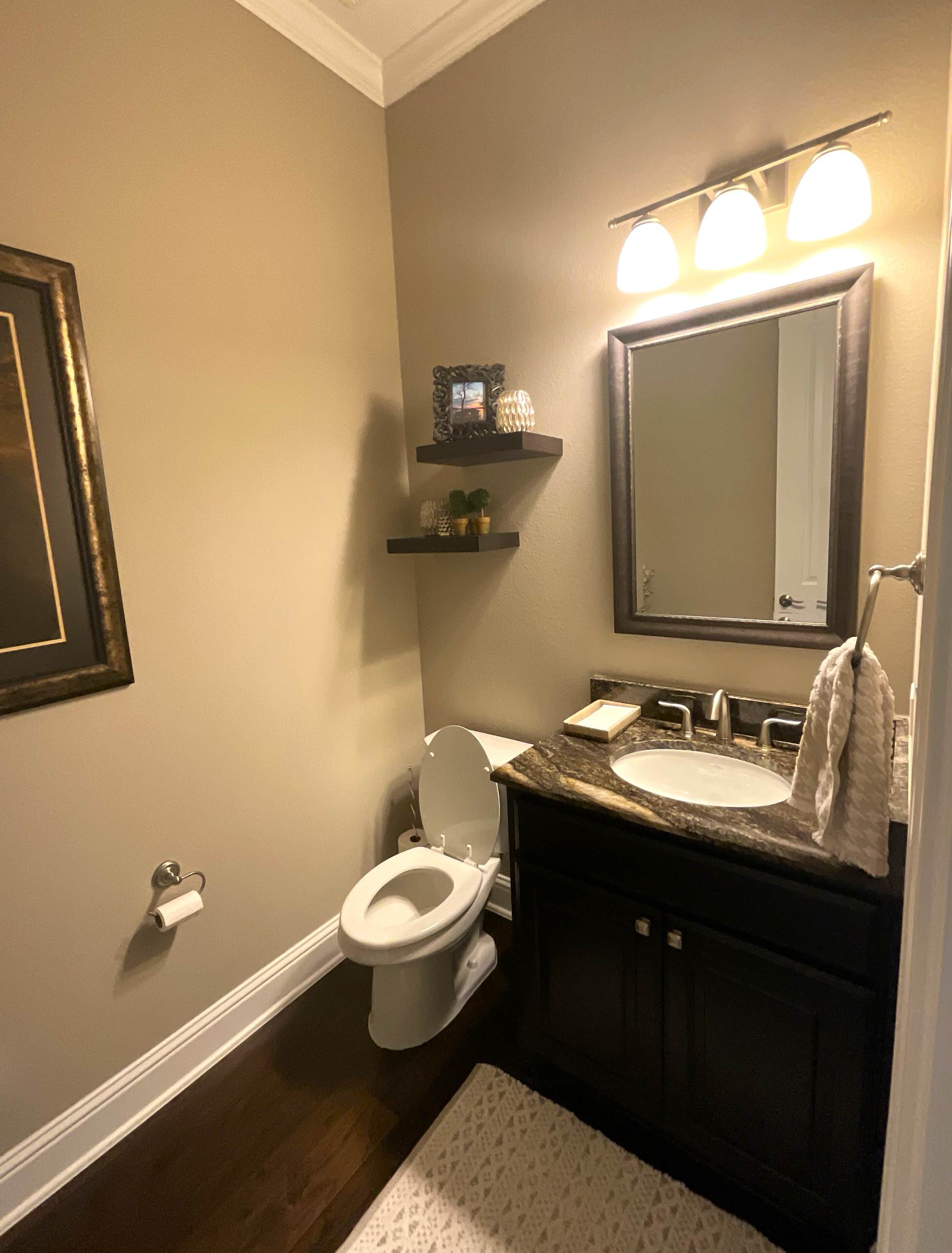 Powder Bath Before