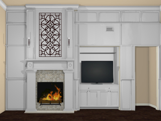 RENDERING - Traditional - Living Room - Austin - by K. Rue ...