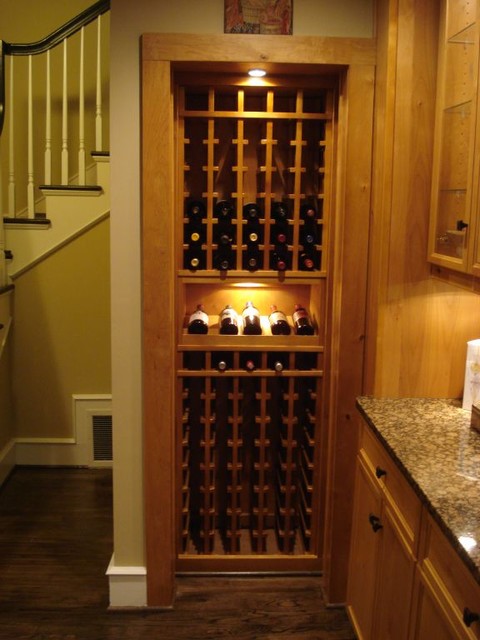 CellarMaker Hidden Wine Cellar Door Traditional Wine Cellar