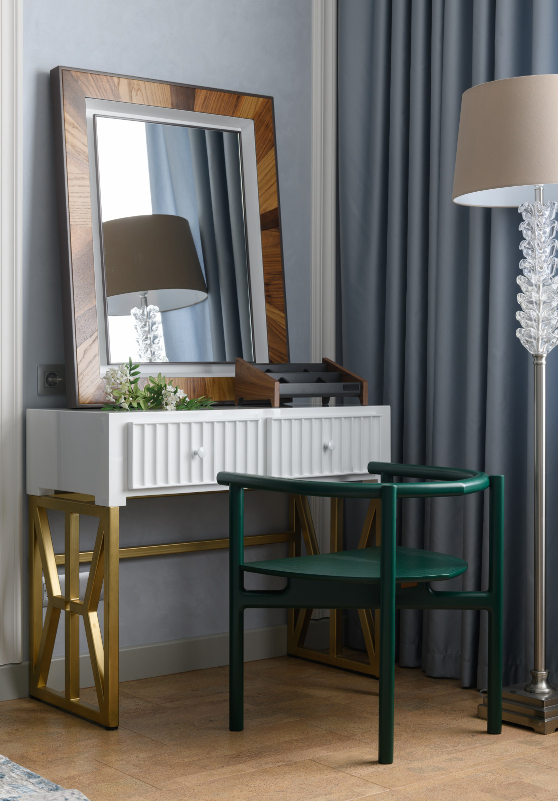 Изысканный интерьер трехкомнатной квартиры