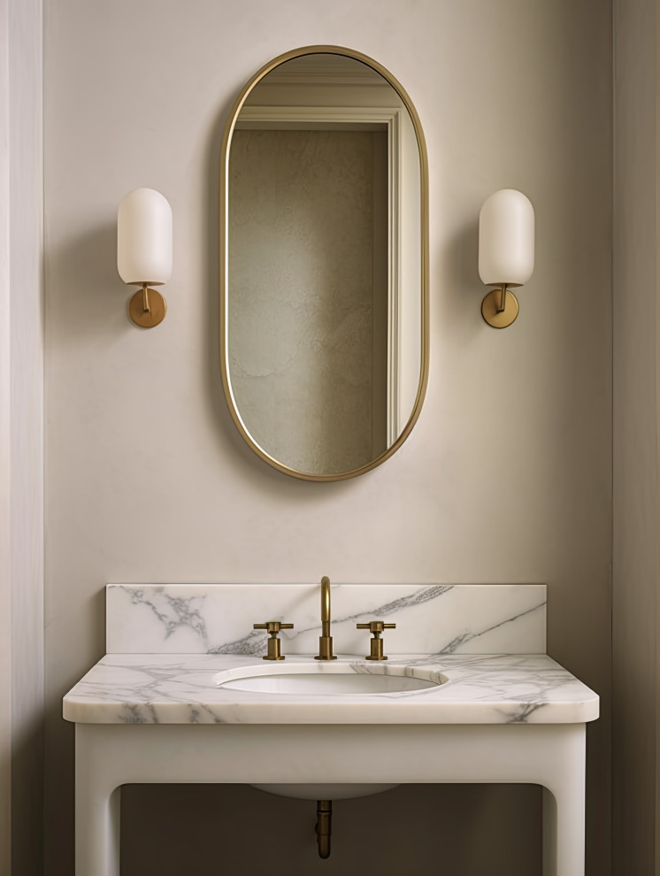 Inspiration for a contemporary cloakroom in New York.