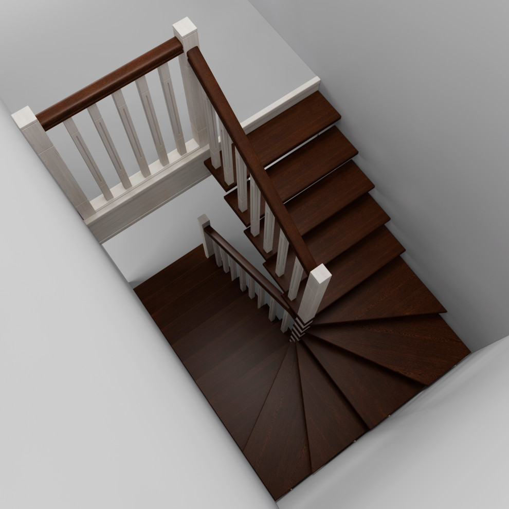 Металлический каркас с классическим ограждением