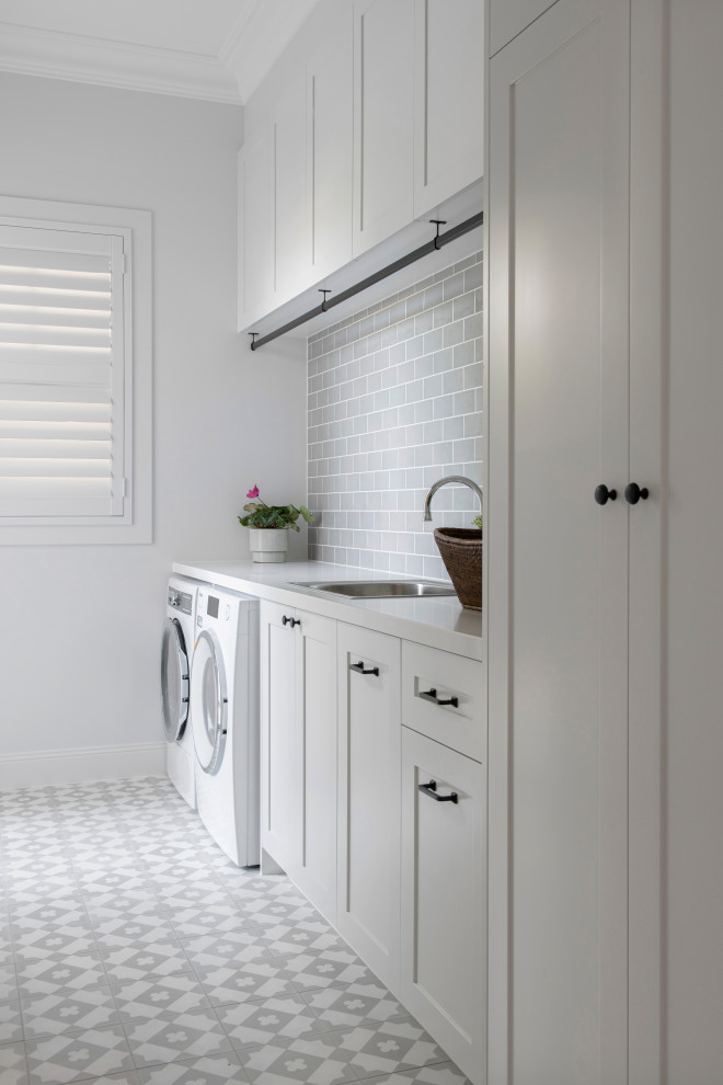 Traditional laundry room in Brisbane.