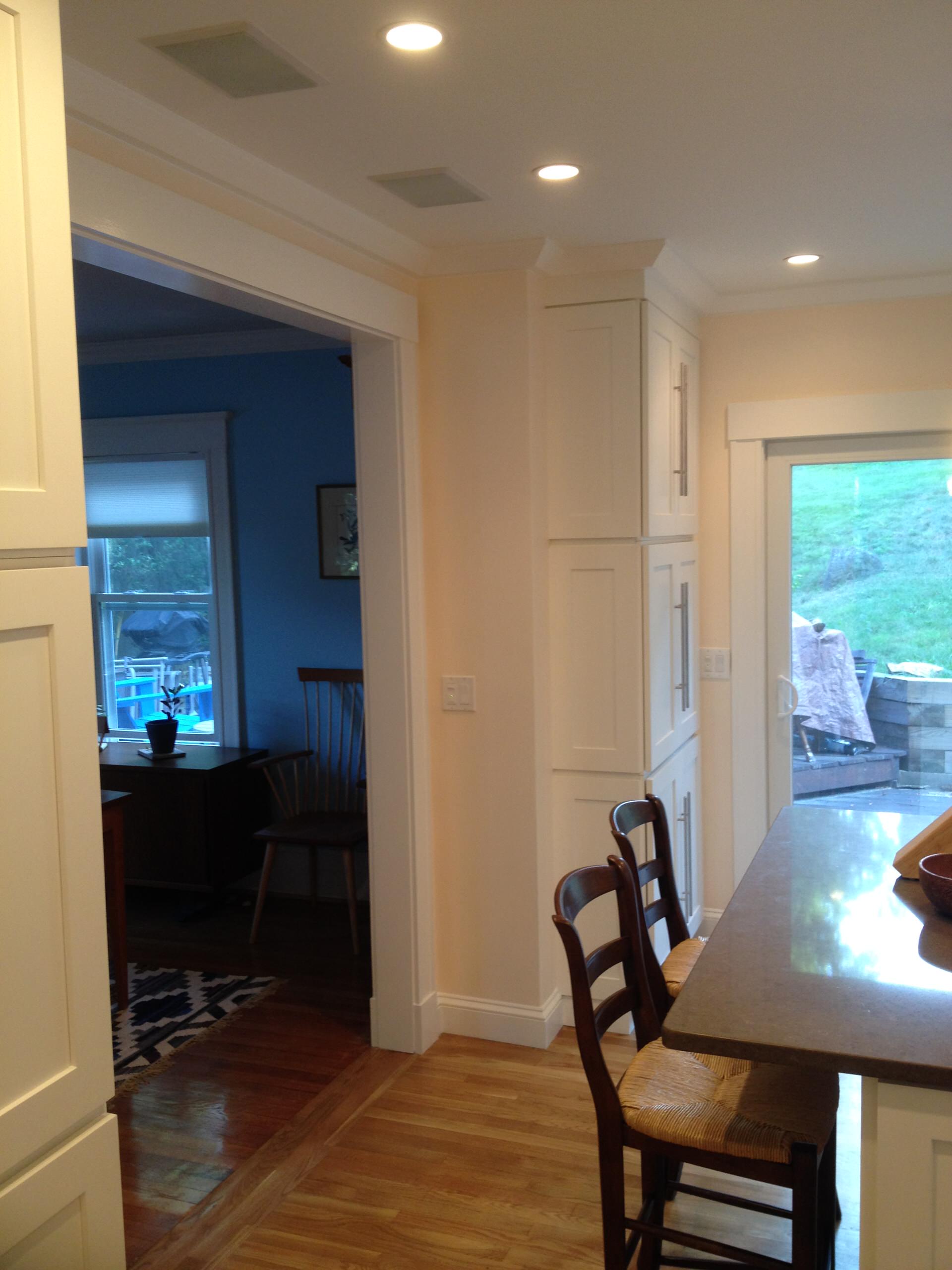 Classic white kitchen.