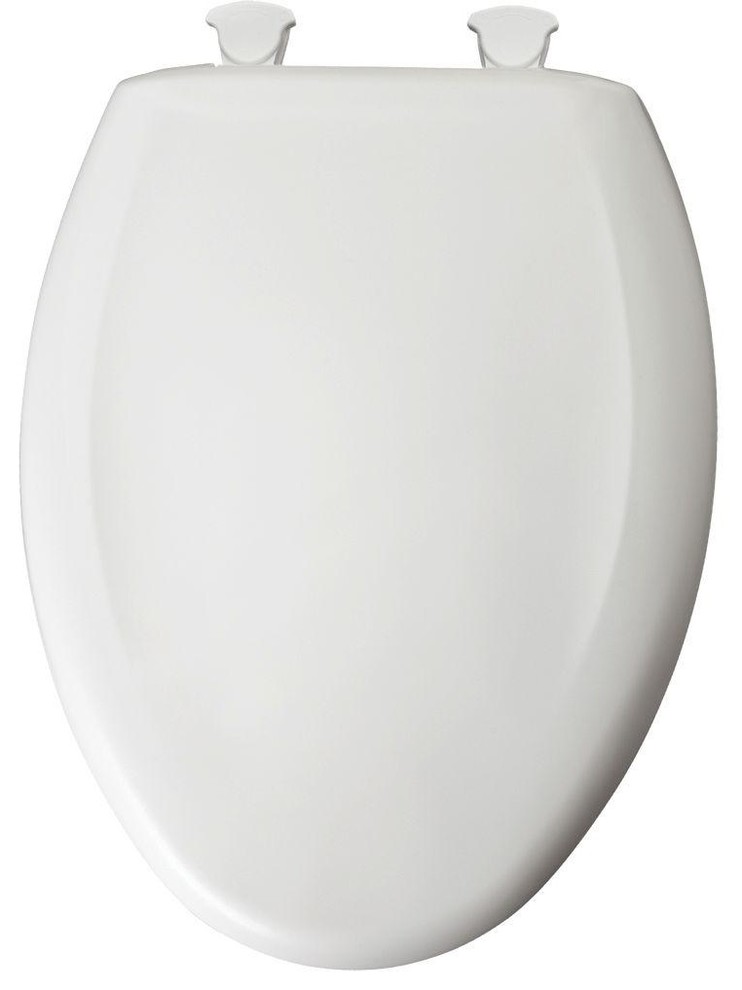 Elongated Plastic Toilet Seat With Whisper Close Contemporary