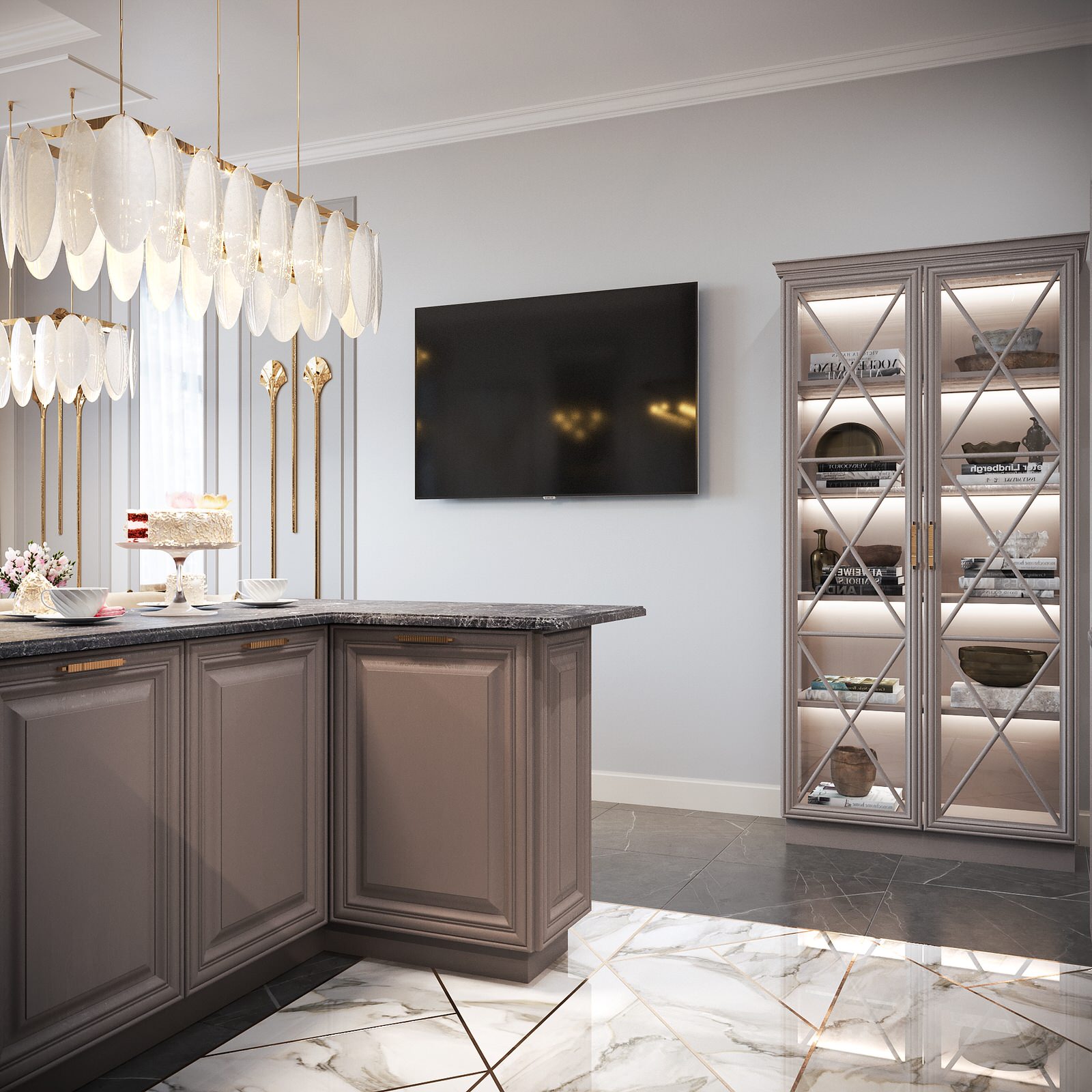 Трёхкомнатная квартира