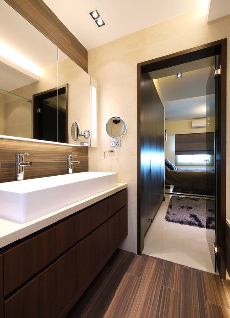 Mordern Indian Apartment - Contemporary - Bathroom - Hong ...