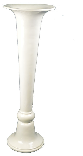 Jerin Poly Floor Vase Large Traditional Vases By Galt