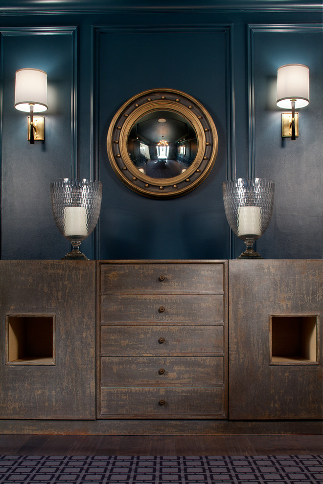 Example of a transitional dining room design in Baltimore