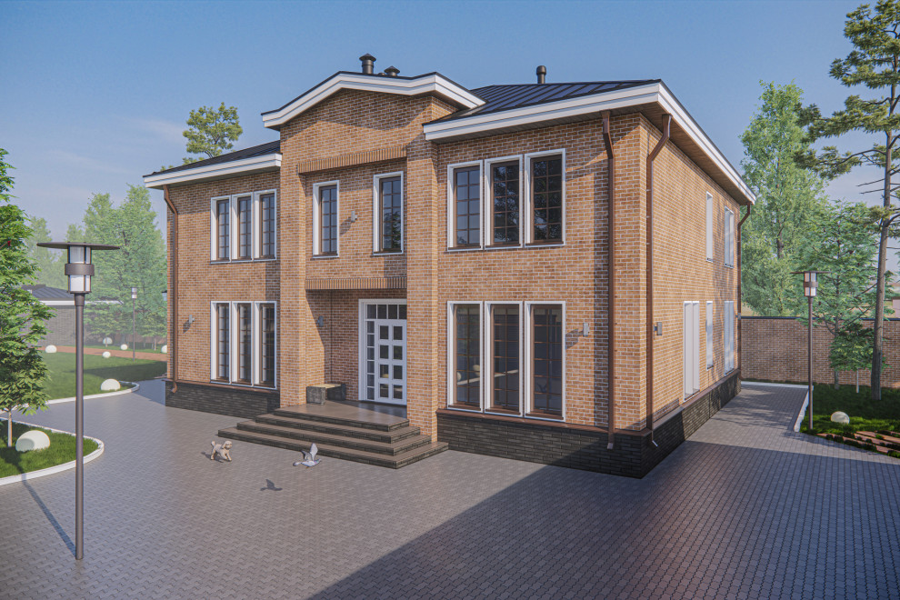 Жилой дом с гаражным комплексом