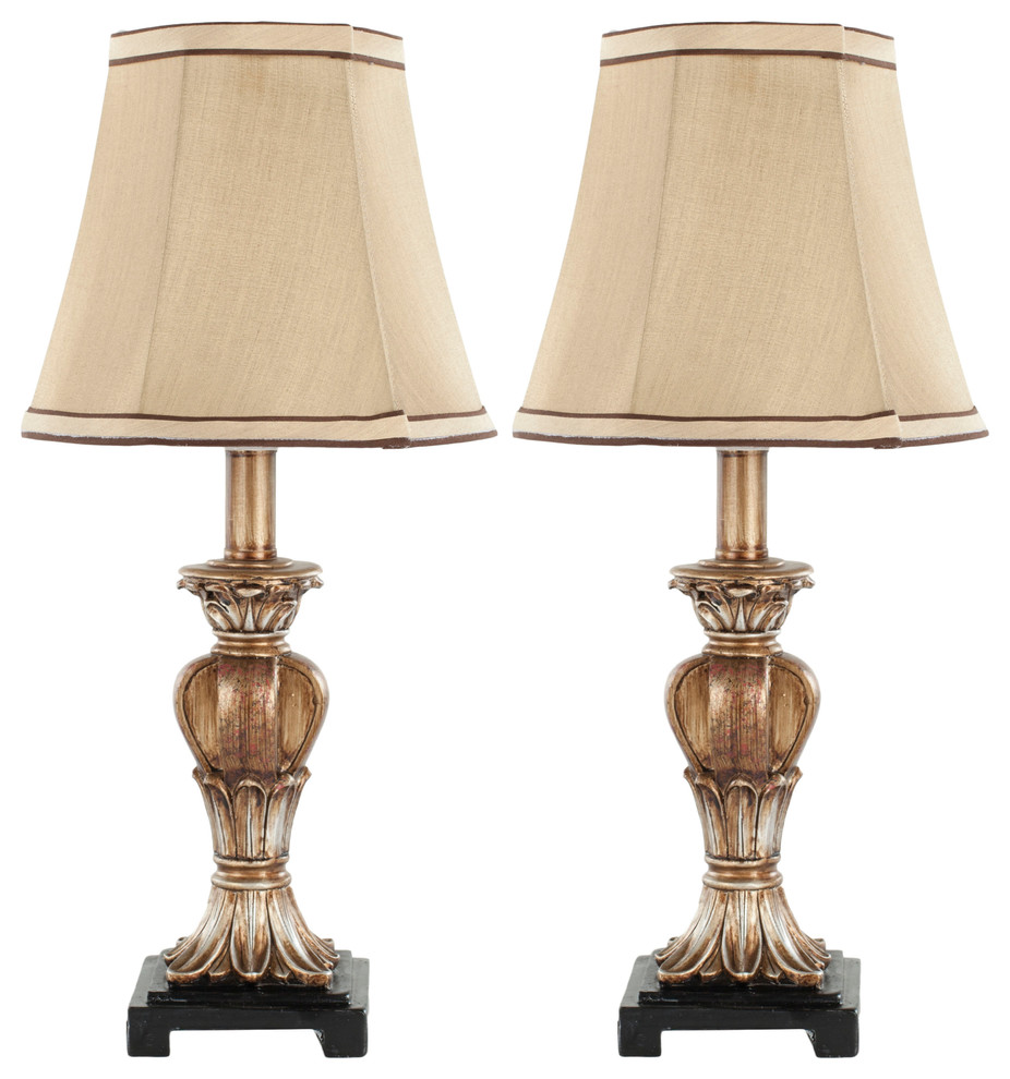 Safavieh Gabriella 17"H Mini Urn Lamps, Set of 2