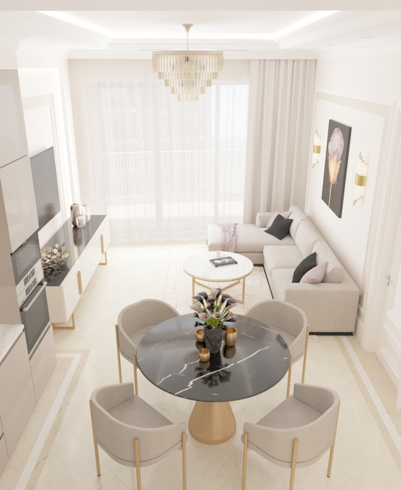 Современная классика в светлых тонах ЖК "Актёр Гэлакси"