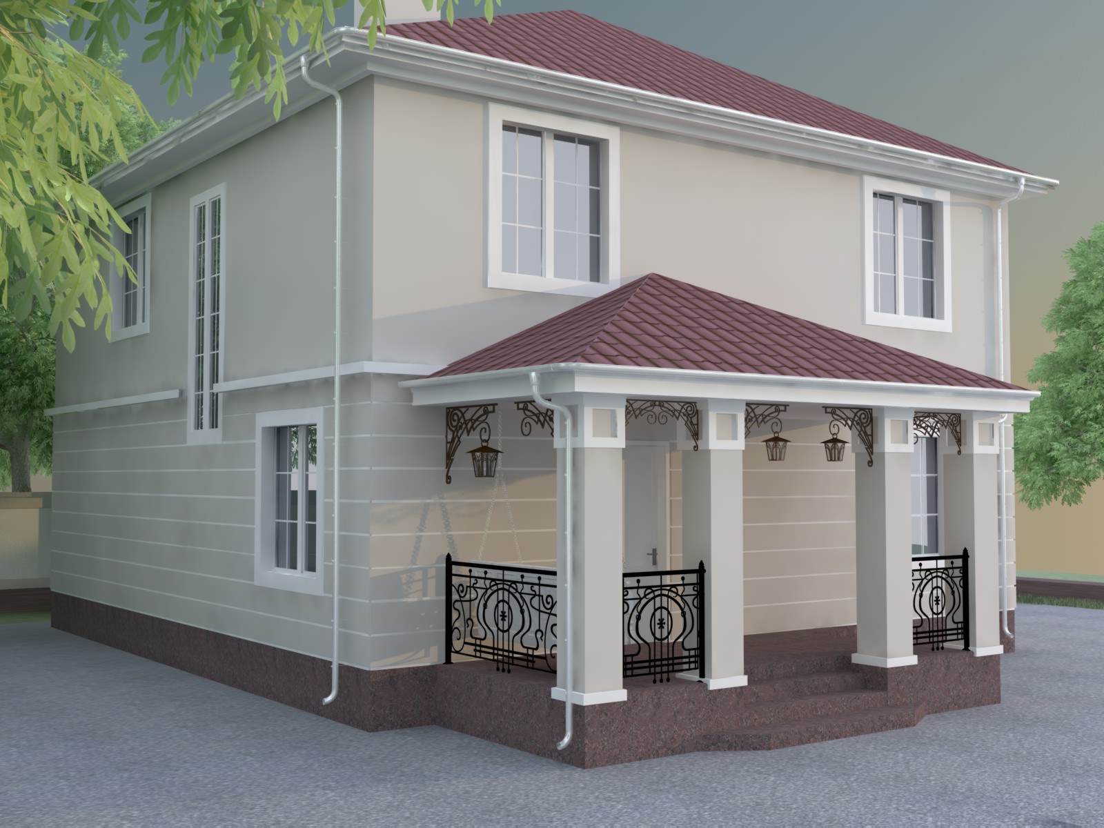 Коттедж в классическом стиле