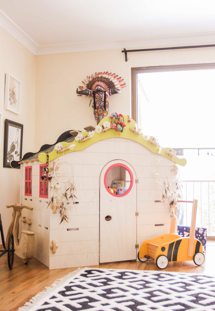 Design ideas for an eclectic kids' room in Sydney.