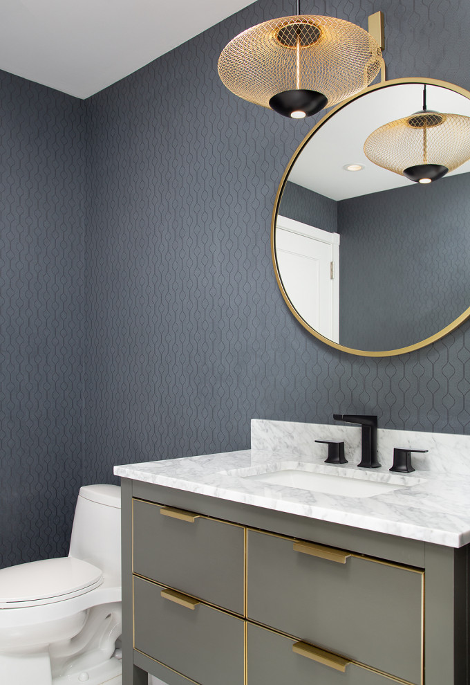 High Rise Luxury Modern Condo Modern Bathroom Los Angeles by AA