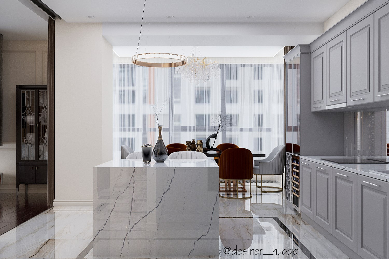 Арт-деко в ЖК "Лахта Плаза"