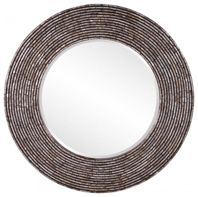 Orlando Round Mother of Pearl Mirror