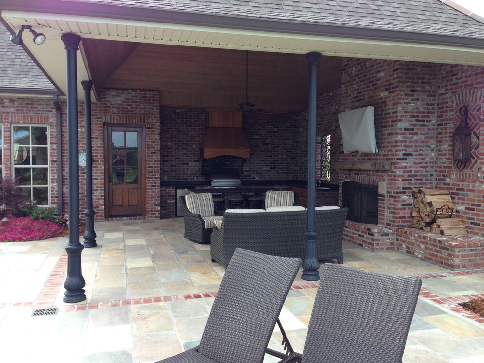 Casual Louisiana Backyard Retreat Traditional Patio New Orleans