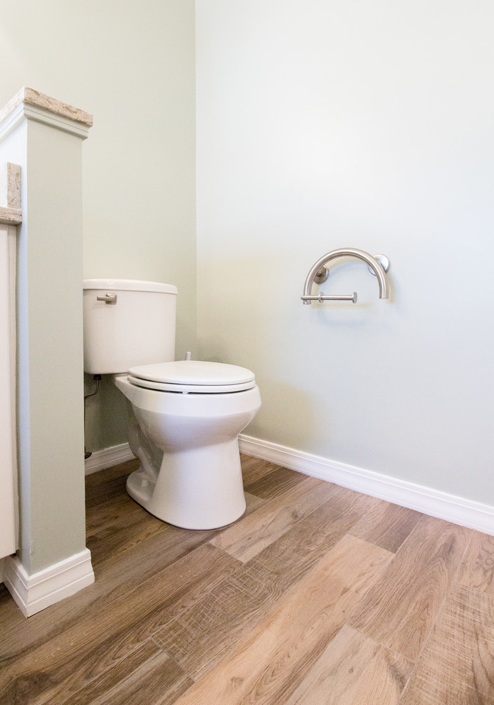 Photo of a transitional powder room in Jacksonville.