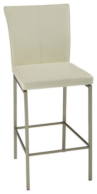 Cheyenne Metal Counter Stool With Glacier Finished Upholstered Seat