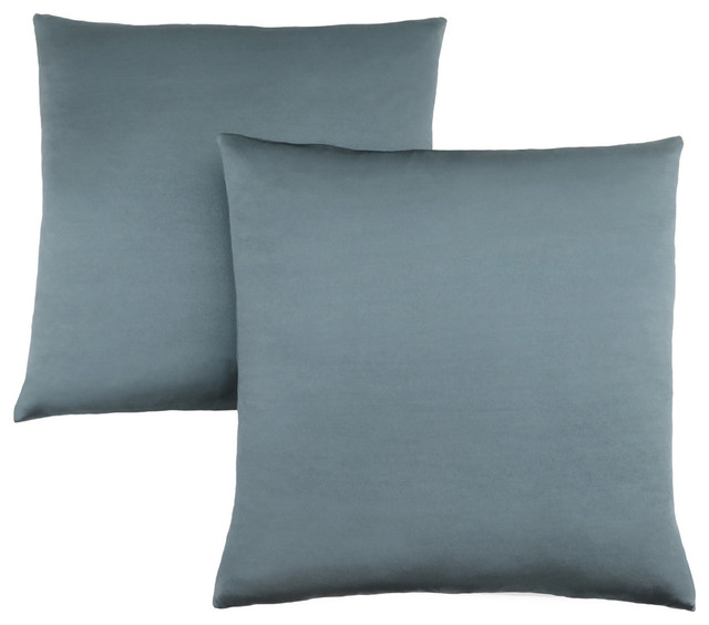 18 X18 Satin Pillow Contemporary Decorative Pillows By