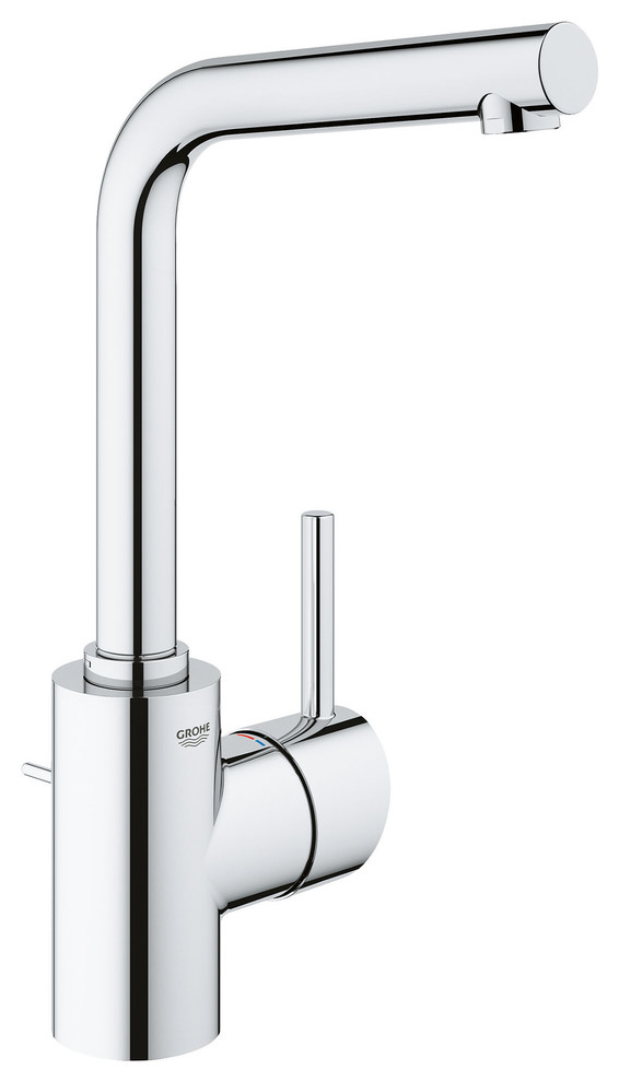 Concetto Single Handle Bathroom Faucet L Size Starlight Chrome
