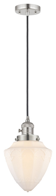 Innovations 201CSW-PN-G661-7-LED 1 Light Pendant, Switch, Polished Nickel
