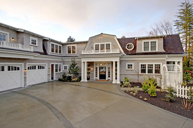 Yarrow Point Residence klassisk-fasad