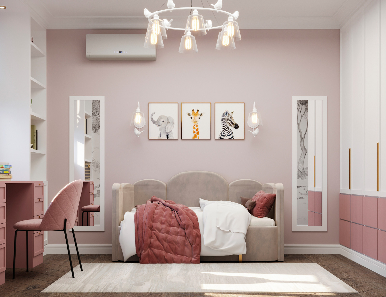 Квартира с элементами неоклассики