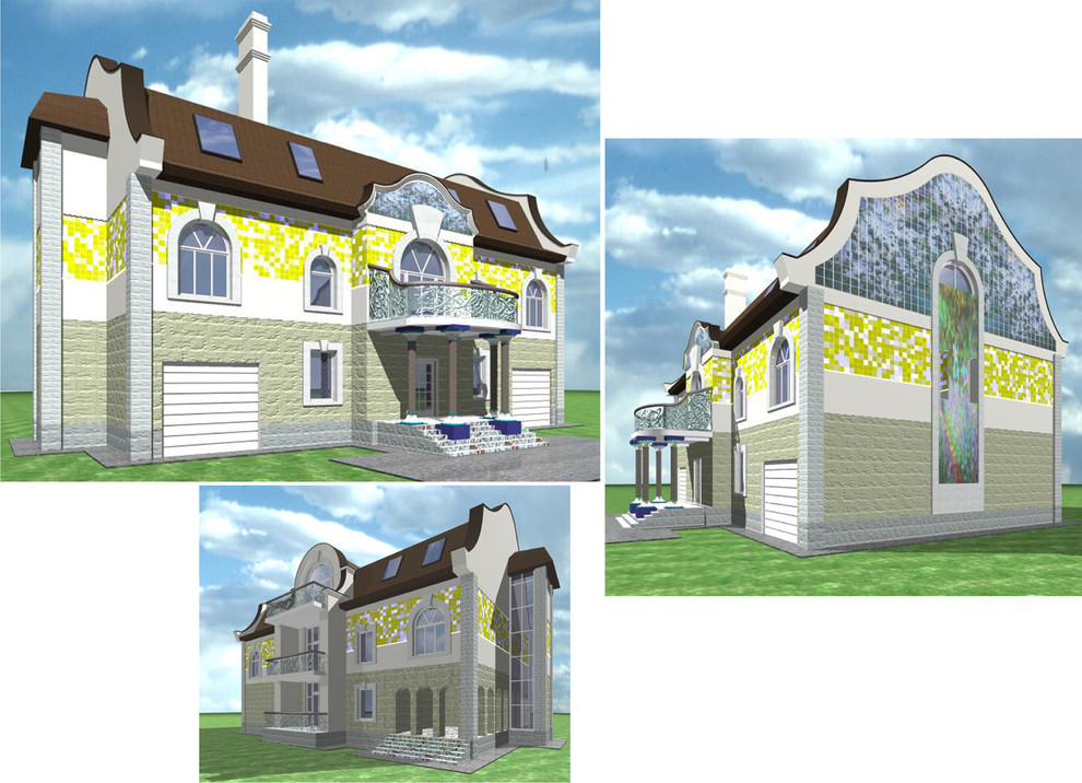 Эскизные проекты коттеджей в Свердловской области