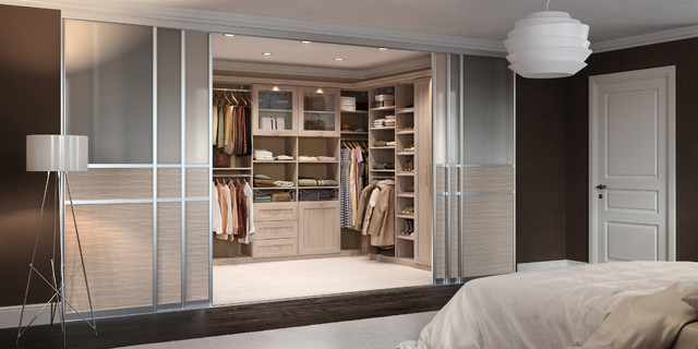 Room Division With Sliding Door By California Closets