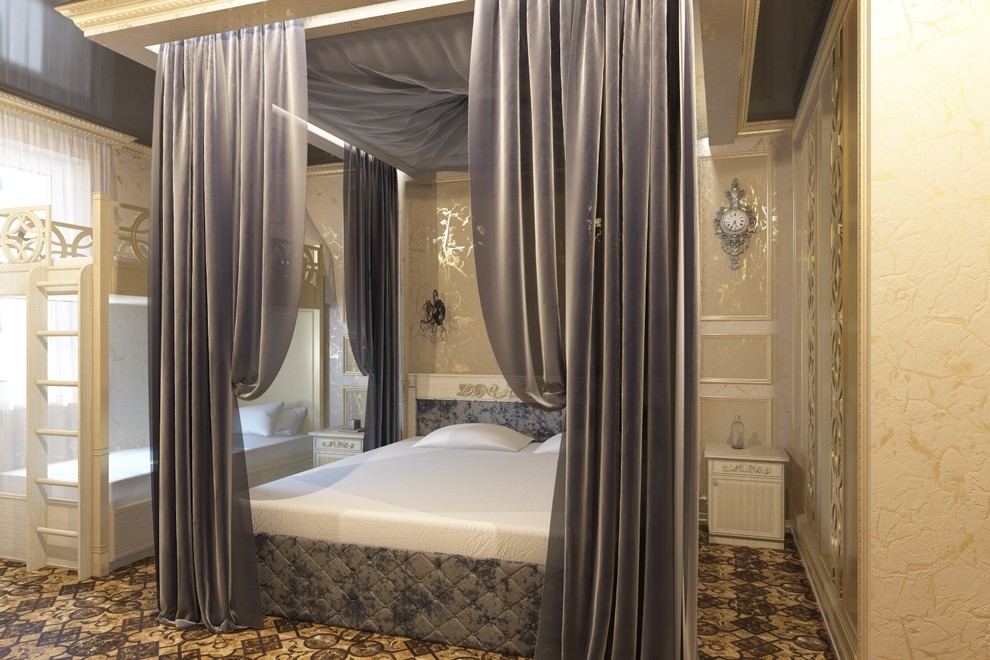 Дизайн интерьера в очень эклектичном стиле