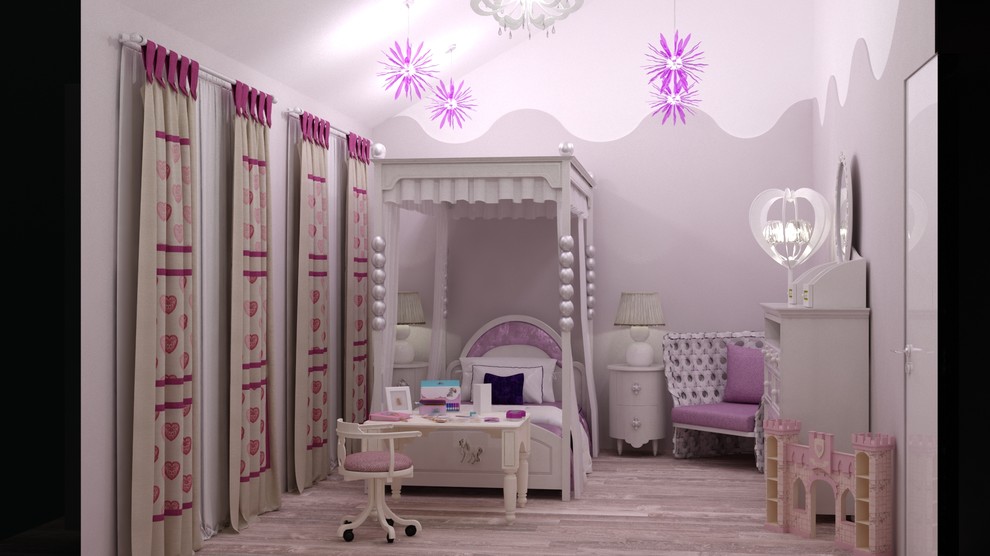 Интерьер коттеджа в Словении (комната дочери)