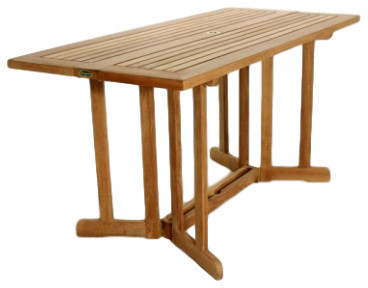 Barbuda Nevis 5 Gateleg Table Transitional Outdoor Dining Barbuda Nevis 5 Gateleg Table