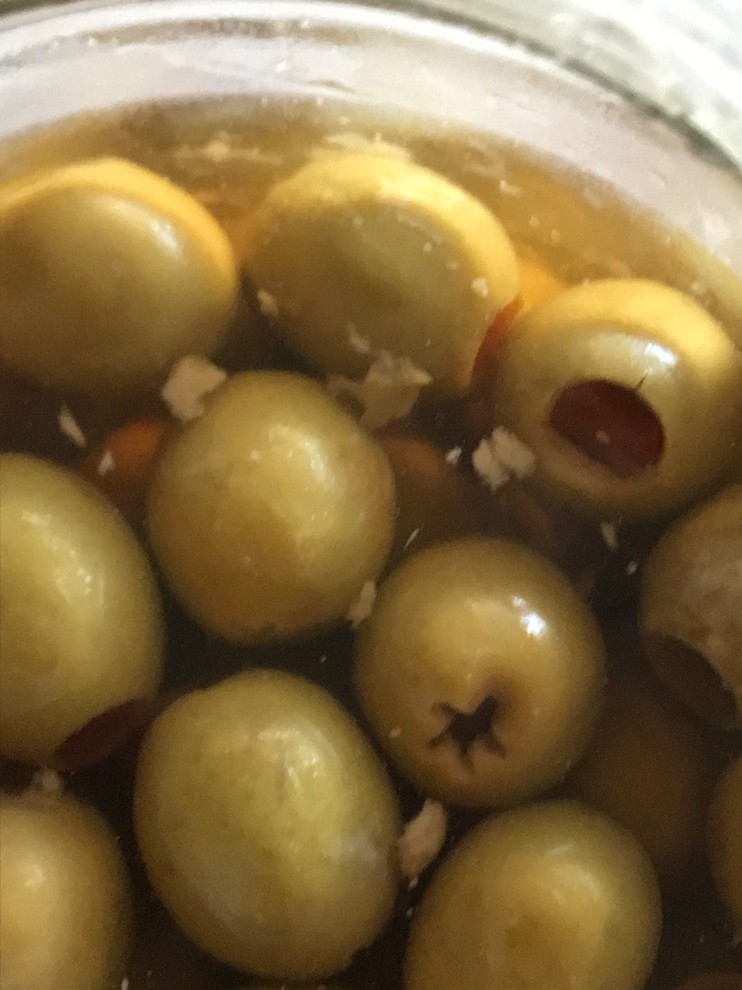 Opened jar of olives...I just never know