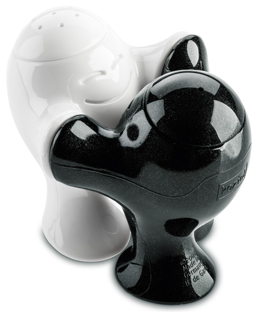 Dancing Salt and Pepper Shakers Modern Salt And Pepper Shakers And Mills by Koziol