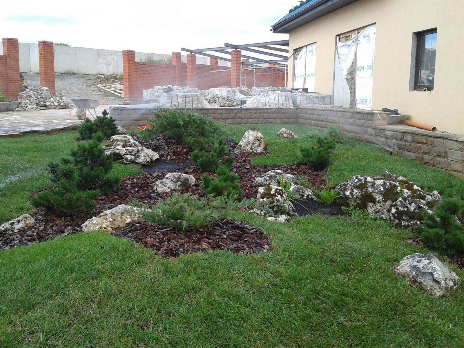 Ландшафтный дизайн участка в д. Зеленый камень (Ижевск)