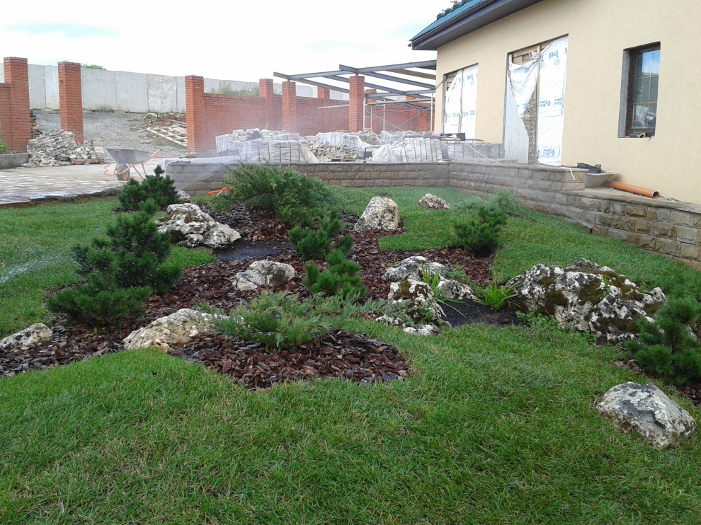 Ландшафтный дизайн участка в д. Зеленый камень (Ижевск)