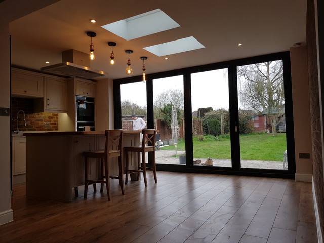 Flat Roof Medium Rear Extension modern-kitchen