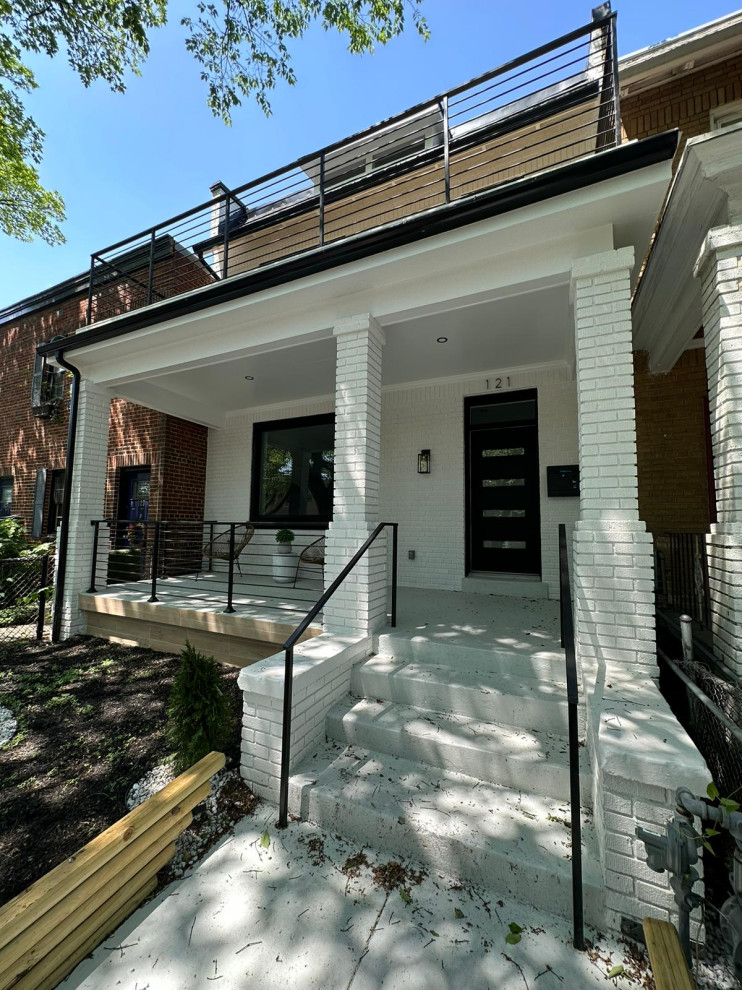 Front entrance Metal Railings & Handrail