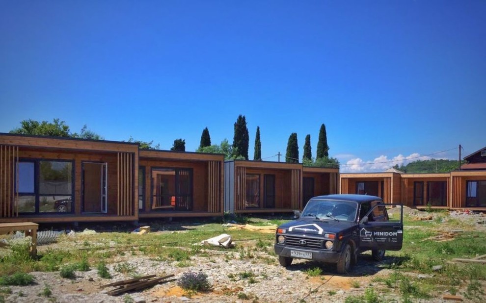 Гостинничный комплекс минидомов в Абхазии
