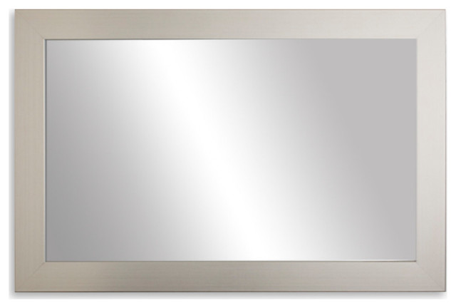 Pendleton Framed Wall Mirror, 36" X 48" - Transitional - Bathroom ...