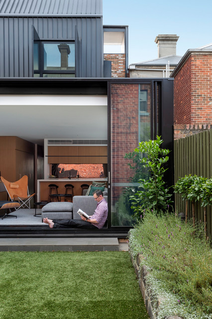 Frame Terrace contemporary-fasad