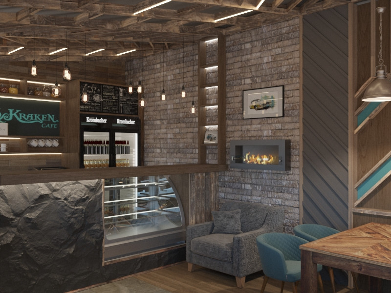 Кафе в студии детейлинга "Кракен" в г. Артем