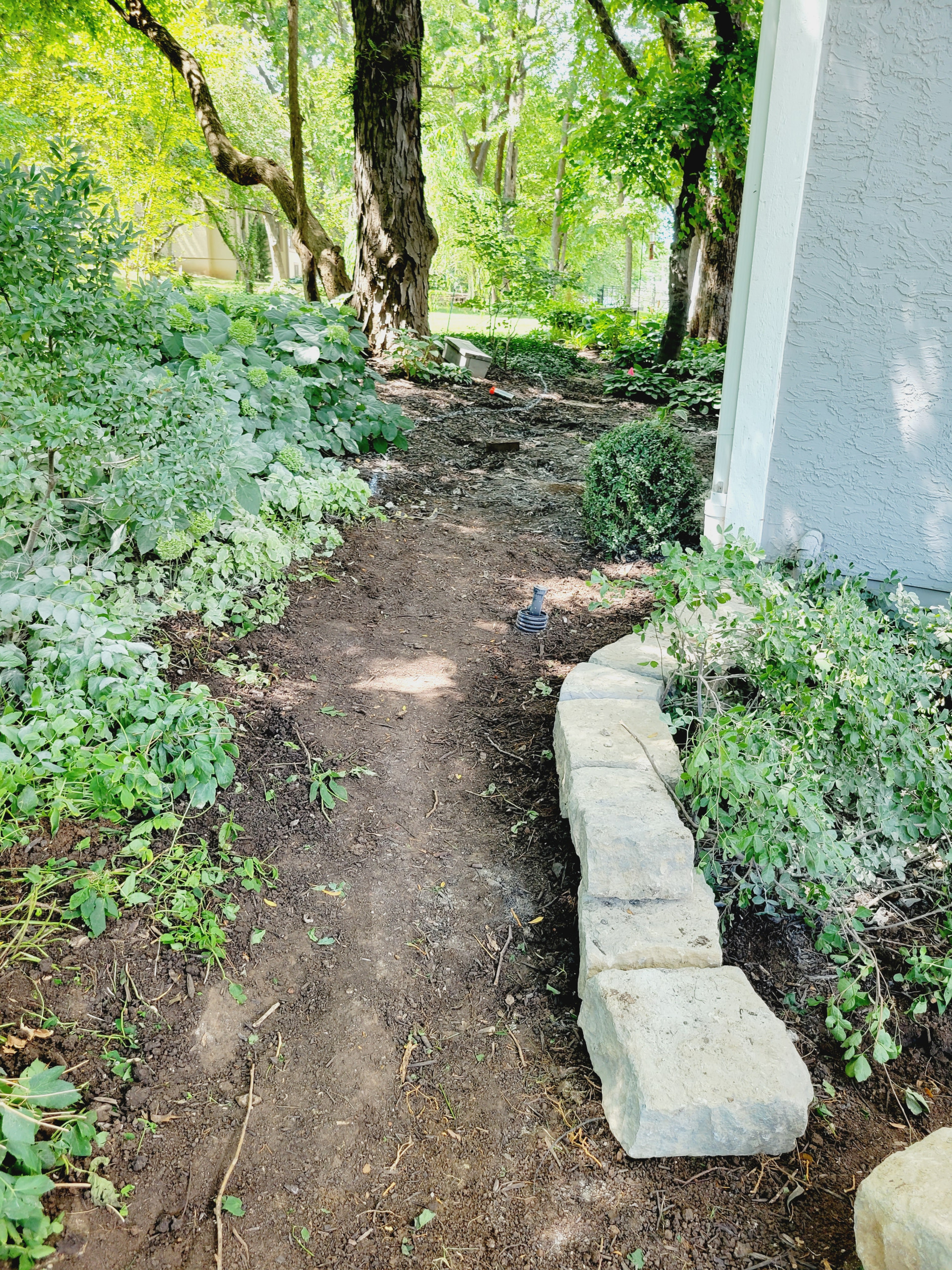 2023  Leawood Woodland Path BEFORE