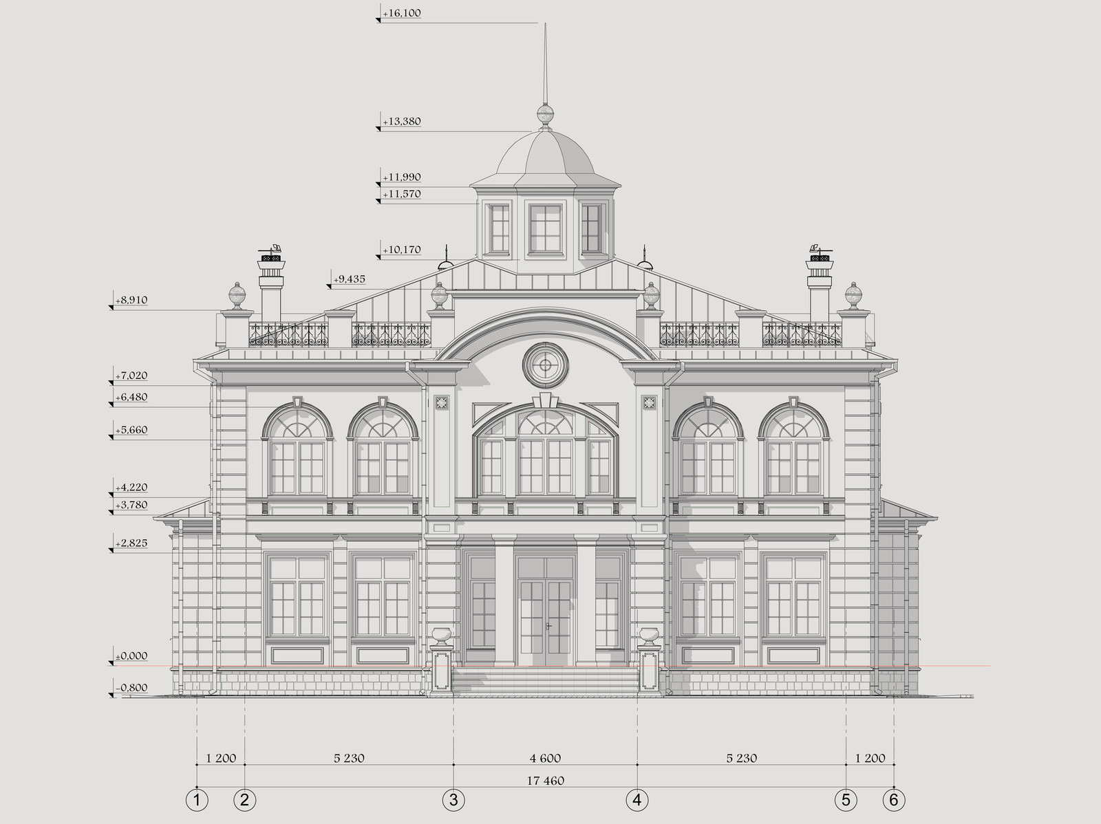 Главный фасад