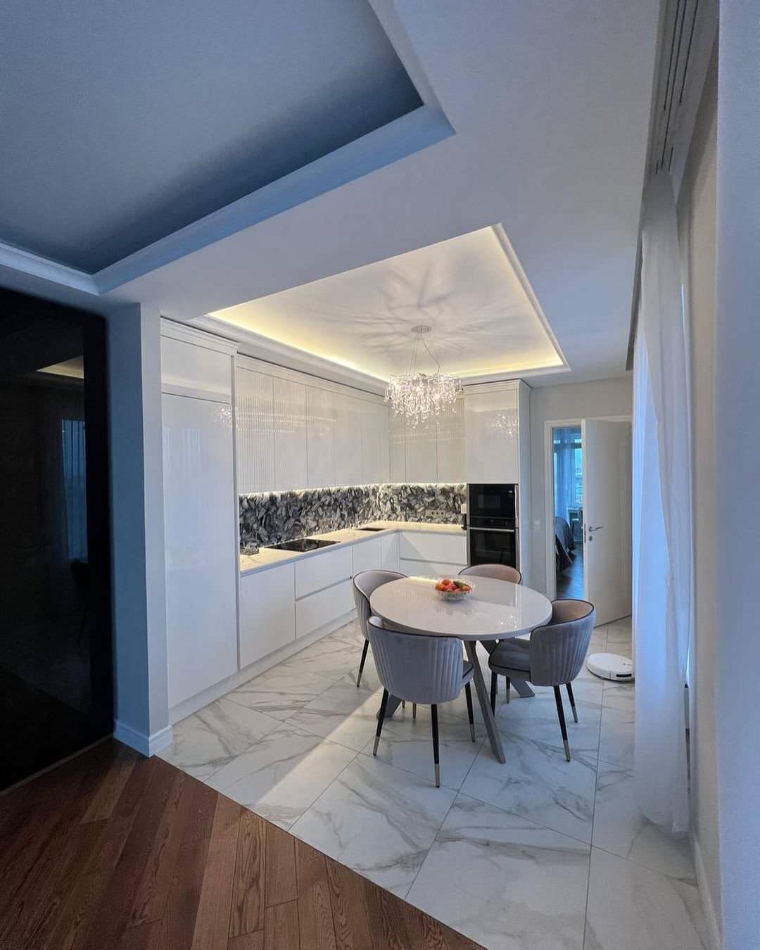 Дизайнерский ремонт квартиры 105 м²  в ЖК Level Амурская